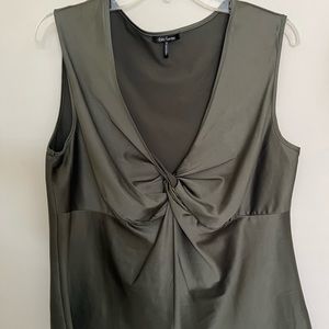 Daisy Fuentes Dark green sleeveless Shirt